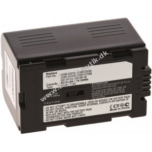 Batteri til Panasonic NV-GX7EG 2200mAh