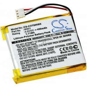 Batteri kompatibel med Codio Type W801