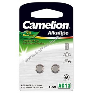 Camelion knapcelle AG13 2er Blister