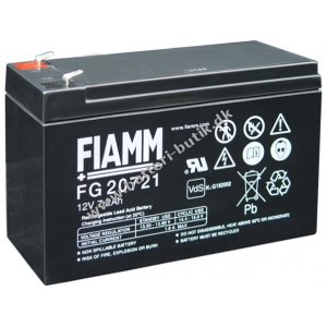 Fiamm Blybatteri FG20721 12V 7,2Ah