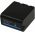 Powerbatteri til Prof-Videokamera JVC GY-HM200 / Type SSL-JVC75 med USB