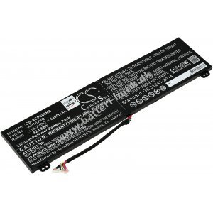 Batteri til Laptop Acer Predator Triton 500 PT515-51-798J