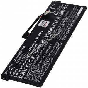 Batteri til Acer TravelMate P4 TMP416-51-53MM  TMP414-51-525U Laptop