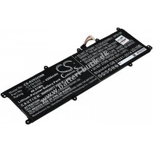 Batteri passer til Laptop Asus Zenbook UX3430UA-GV068T, UX530UX-FY027T, Type C31N1622