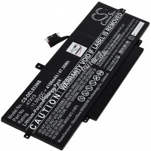 Batteri til Dell Latitude 9330 Latitude 9330 2-in-1 Laptop