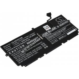 Batteri passer til Laptop Dell XPS 13 9300 2020, XPS 13 9310, XPS 13 9380, Type 722KK