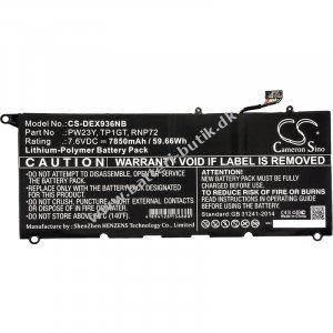 Batteri til Laptop Dell XPS 13 9360