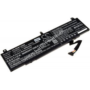 Batteri til Dell Type 4RRR3