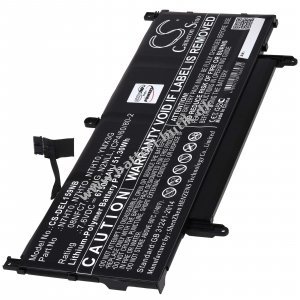 Batteri kompatibelt med Dell Typ N7HT0