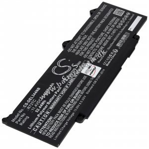 Batteri kompatibelt med Dell Typ 0803W6