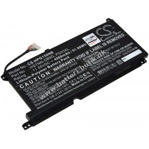 Batteri kompatibel med HP Type 3ICP6/60/72