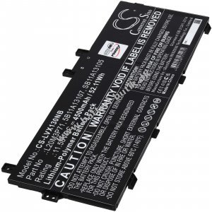 Batteri kompatibel med Lenovo Typ 5B11A13107