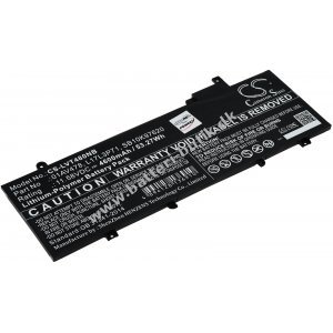 Batteri passer til Laptop Lenovo ThinkPad T480s Serie, T480s 20L7002LCD, Type L17L3P71 osv.