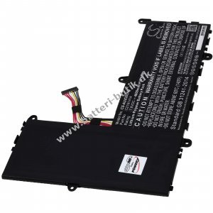 Batteri passer til Asus EeeBook X205, EeeBook F205TA, Type C21N1414