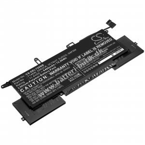 XXL Batteri til Laptop Dell Latitude 7400 2-in-1 Latitude E7260 Typ G8F6M