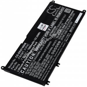 Batteri til Dell Chromebook 13 3380 Inspiron 7486 Laptop Type FMXMT