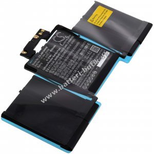 Erstatningabatteri kompatibel med Laptop Apple MacBook Pro 2.7 GHZ Core I7 I7-8559U A1989 EMC 3214