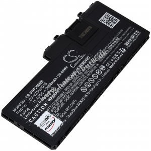 Batteri til Panasonic Toughbook CF-20A0205NG Laptop