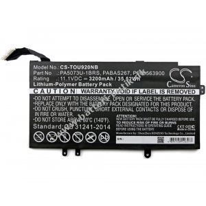 Batteri til Laptop Toshiba Type PA5073U-1BRS