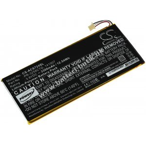 Batteri kompatibel med Acer Type PR-3258C7G