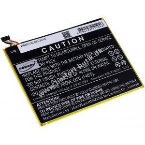 Batteri til Tablet Amazon Typ 26S1009-A(1ICP3/113/84)
