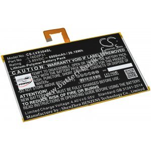 Batteri til Tablet Lenovo Tab 4 10-ZA2J0030SE