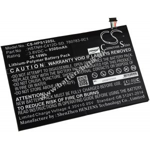 Batteri til Tablet HP Pro Slate 12 / K7X87AA / Typ DN02