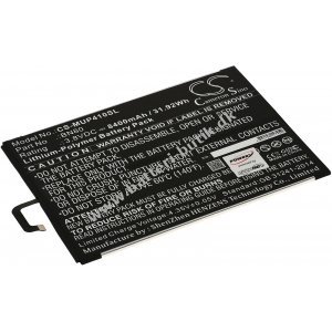 Batteri til Tablet Xiaomi Mi Pad 4 Plus / Typ BN80