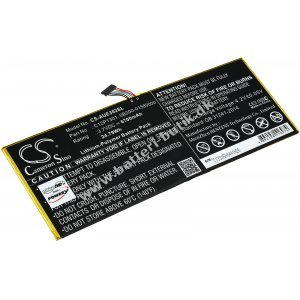 Batteri passer til Tablet Asus MeMO Pad 10.1 (ME302C), Type C12P1301 m.fl.