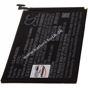 Batteri passer til Tablet Apple iPad Mini 6, A2568, Type A2522