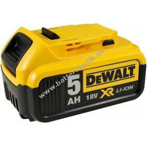 Batteri til Vrktj Dewalt Type DCB184 til XR-Maschinen 18V 5,0Ah Li-Ion