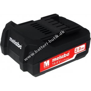 Batteri til Vrktj Metabo BS 14.4 LTX Impuls/ Type 6.25467 2000mAh Original