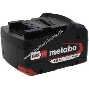 Batteri til Stiksav Metabo STA 18 LTX 140 (601405840) 18V Li-Ion  4,0Ah Original