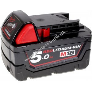 Batteri til Vinkelsliber Milwaukee HD18 AG-115-402C 5,0Ah Original