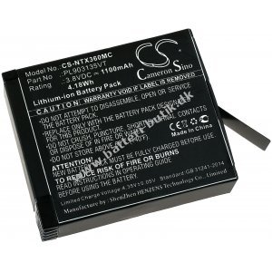 Batteri kompatibel med  Insta360 Type PL903135VT