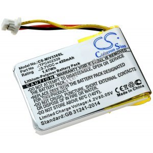 Batteri til Unfall-/Autokamera Mio Mivue 338 / Type TPC402339