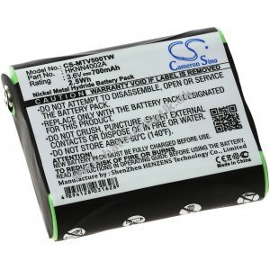 Batteri kompatibel med Motorola Type  PMNN4477AR