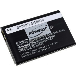Batteri til Alcatel Type RTR001F01