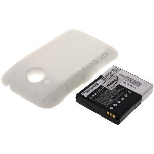 Batteri til HTC A320E Hvid 2200mAh