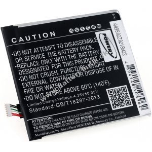 Batteri til Smartphone HTC Typ BOPF6100