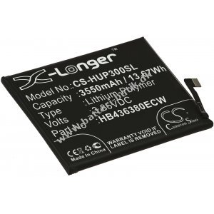 Batteri til Mobil, Smartphone Huawei P30, P30 Premium Edition, Typ HB436380ECW osv.