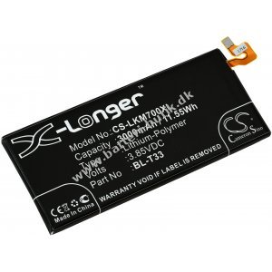 Batteri til Smartphone LG M700A / M700AN / M700DSK / M700N