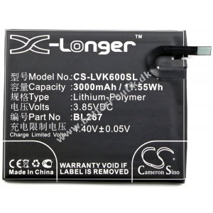 Batteri til Smartphone Lenovo Type BL267