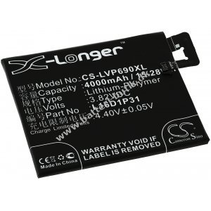 Batteri kompatibel med Lenovo Type L16D1P31