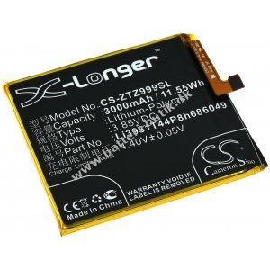 Batteri passer til Smartphone ZTE Axon M / Multy / Z999 / Z-01K / Type Li3931T44P8h686049 osv.