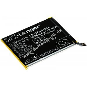 Batteri passer til Smartphone OnePlus 6T / A6010 / A6013 7 Type BLP685