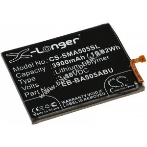 Batteri passer til Mobil, Smartphone Samsung Galaxy A50 (2019) / SM-A505 / Type EB-BA505ABU osv.