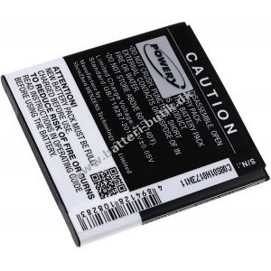 Batteri til Wiko Cink Peax / Type PEAK 2