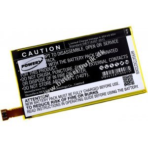 Batteri til Sony Ericsson Xperia Z2a / D6563 / Type LIS1547ERPC