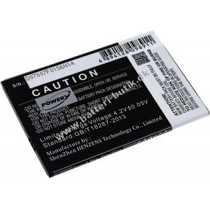 Batteri til Mobistel Cynus T7 2600mAh